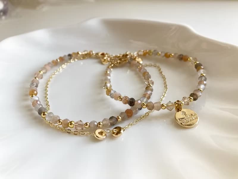 情人節生日結婚禮物比選仙氣配飾提升女性魅力彩月光雙鏈