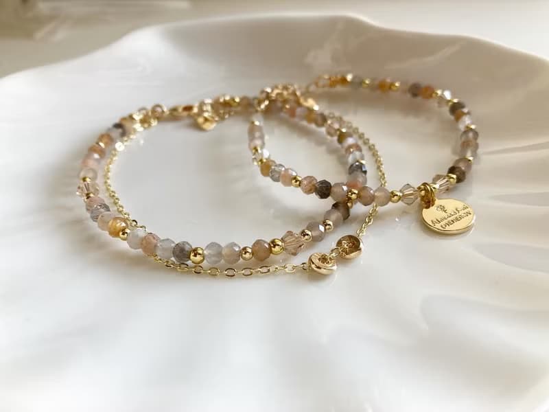 情人節生日結婚禮物比選仙氣配飾提升女性魅力彩月光雙鏈