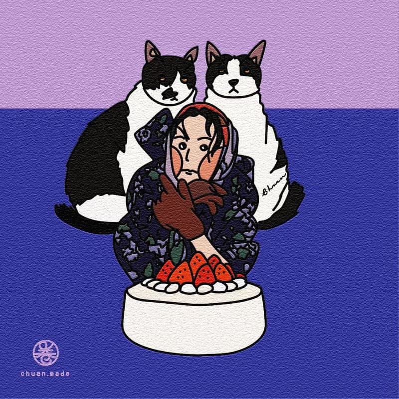 獨家風格插畫似顏繪 | 童畫Q顏繪:可愛畫風