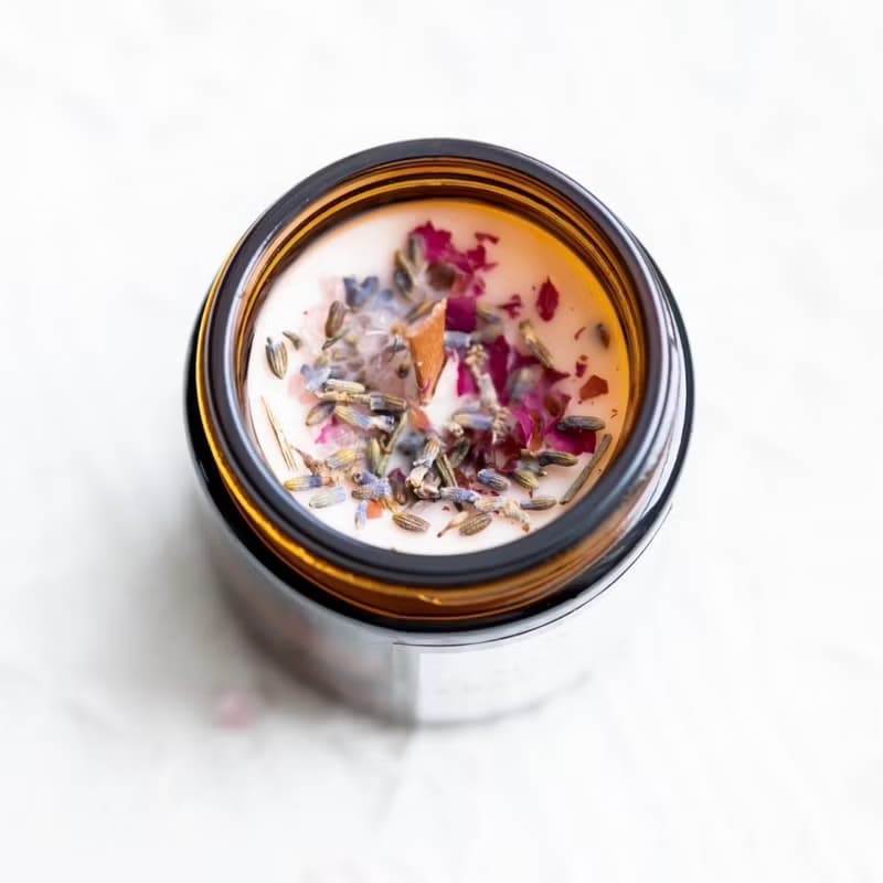 天然大豆蠟燭 招桃花愛情香氛魔法蠟燭 融蠟燈蠟燭 100g 單顆蠟燭