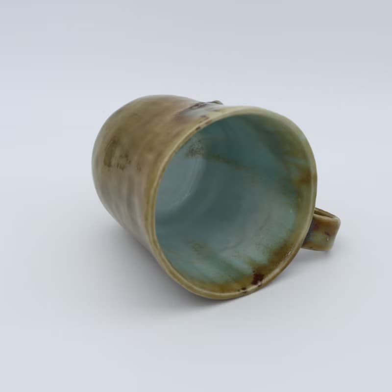 マグカップ　茶色　コーヒーカップ