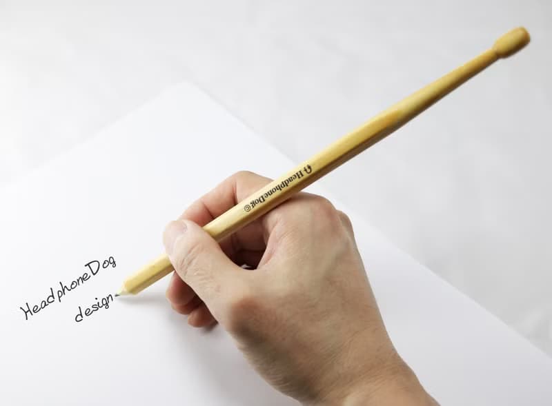 鼓手必備 原木鼓棒鉛筆 (兩入)爵士鼓 樂團 文具 鼓棍 爵士鼓