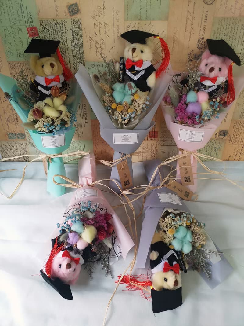 漫森態 花束 乾燥花 畢業花束