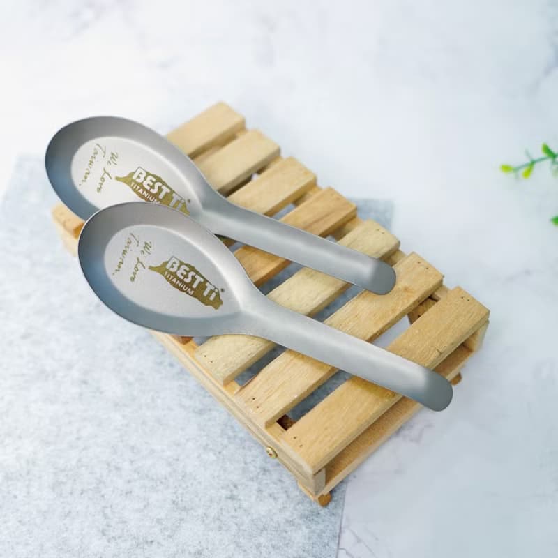 【BEST Ti】純鈦台式經典湯匙 愛台灣款 鈦湯匙 純鈦製造