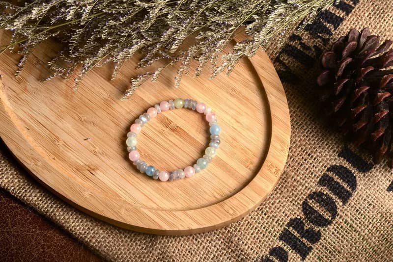 【神山晶礦】摩根拉長手串/摩根石/拉長石/