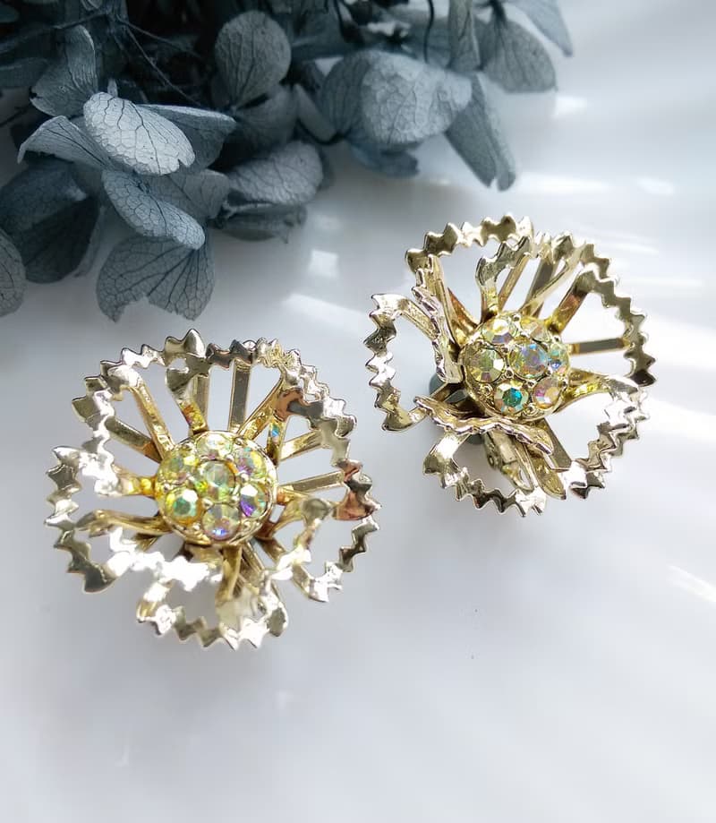 【西洋古董飾品 】SARAH COV  ALLUSION系列  夾式耳環