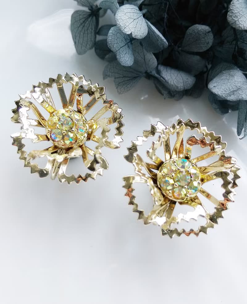 【西洋古董飾品 】SARAH COV  ALLUSION系列  夾式耳環