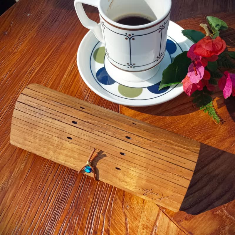 茉樂手盒/A柚木/茉樂藍/永恆自然風/筆盒/眼鏡盒/小物收納盒/畢業