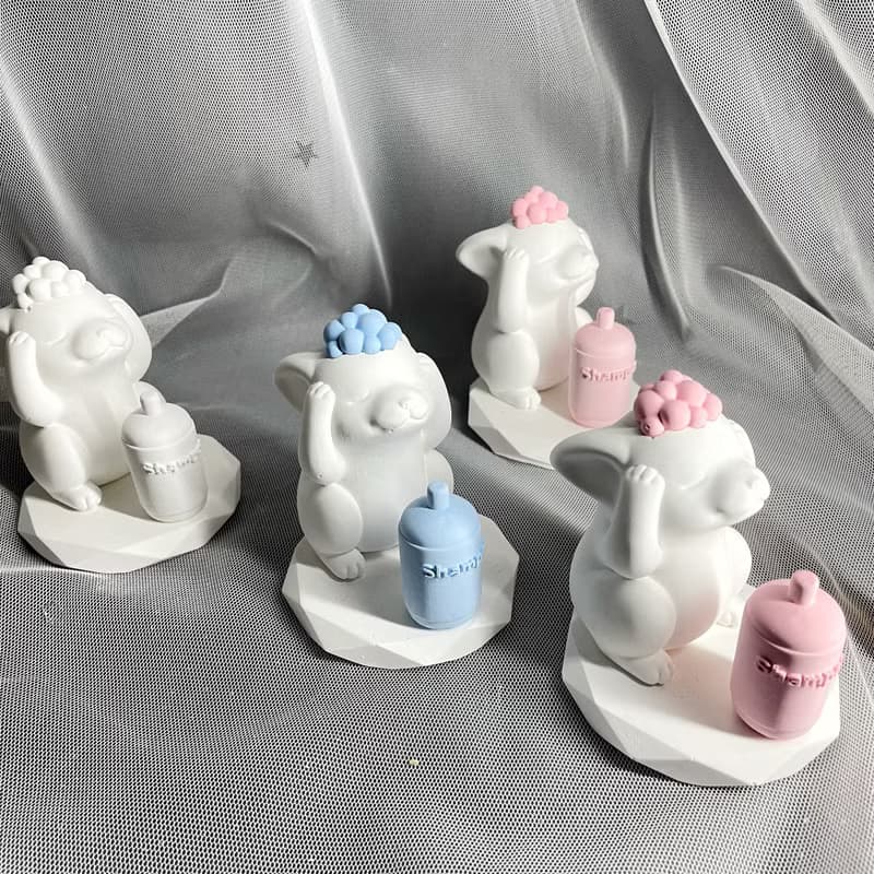 【手工製作】擴香柯基洗頭擺飾/擴香石