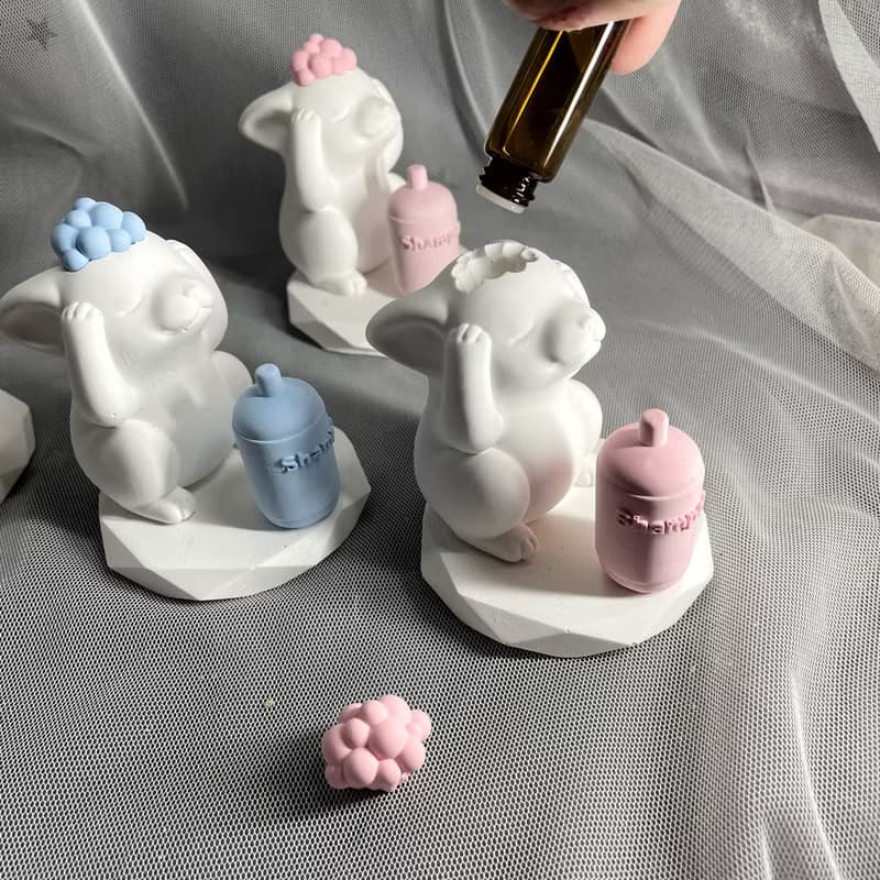【手工製作】擴香柯基洗頭擺飾/擴香石