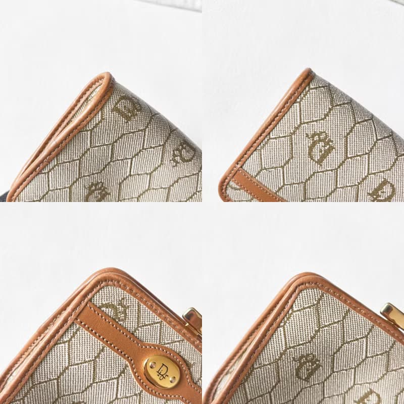 Vintage Dior 蜂巢口金零錢包