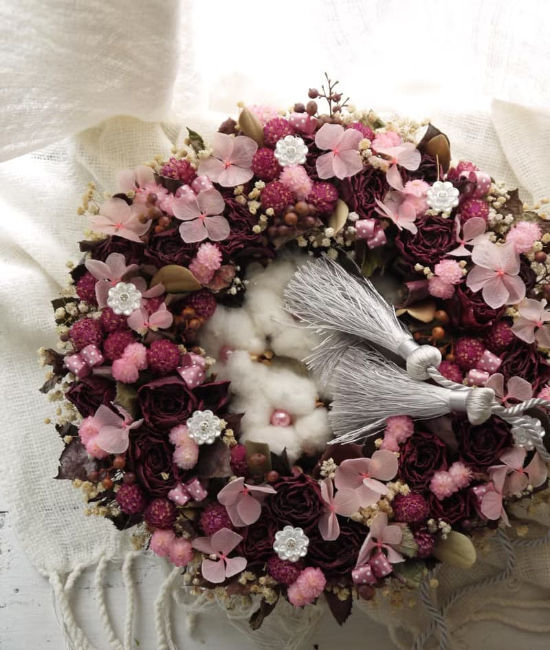 幸福櫻桃.莫蘭迪色系幸福乾燥餐桌花.婚禮.喬遷最佳首選.