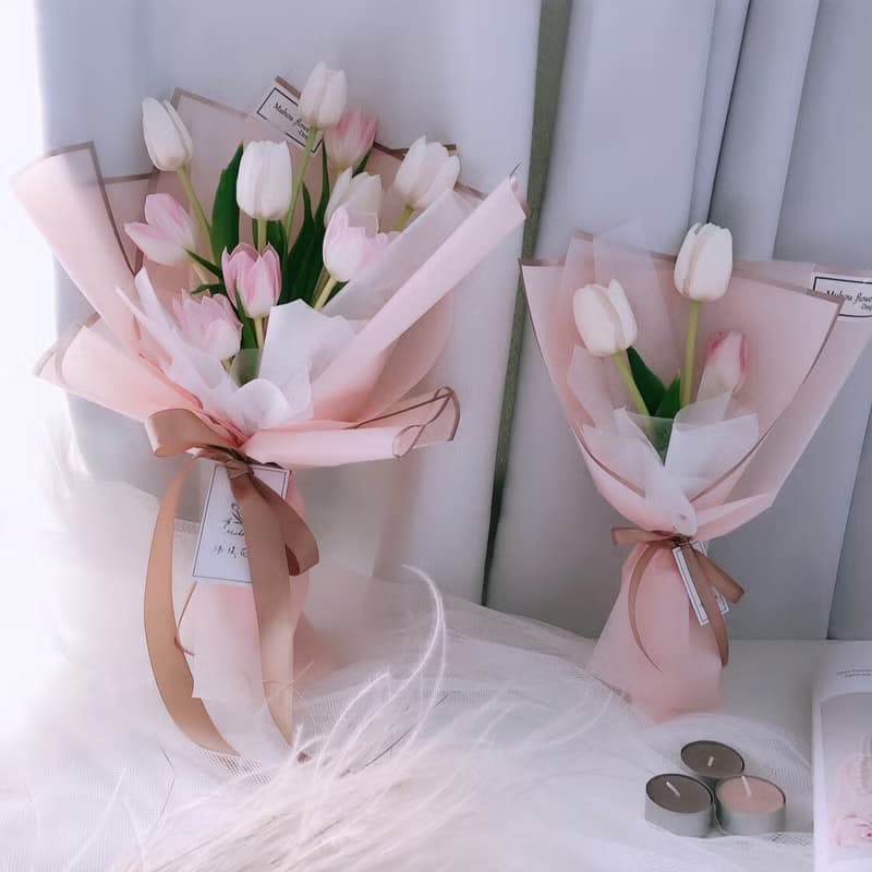 鮮花花束/情人節鬱金香花束