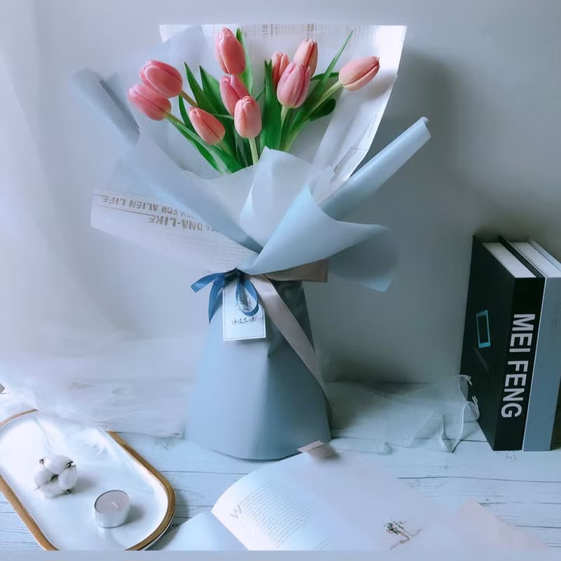 鮮花花束/情人節鬱金香花束