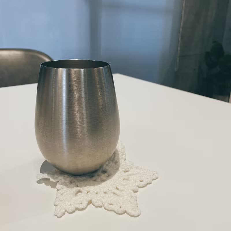 雪花編織杯墊