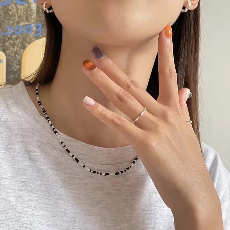 夏日鮮豔串珠項鍊 Summer beads necklace