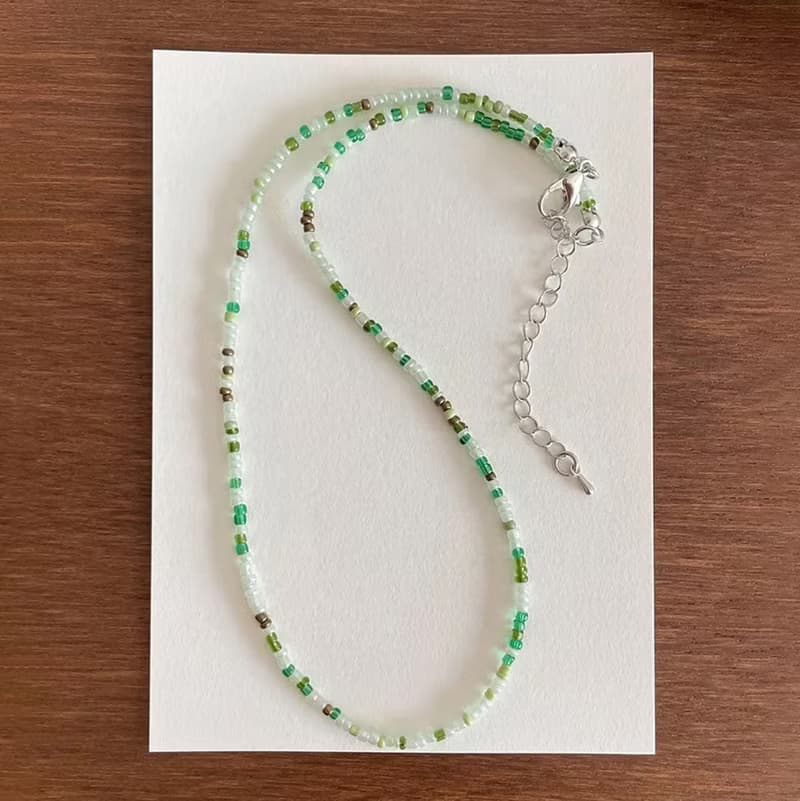 夏日鮮豔串珠項鍊 Summer beads necklace
