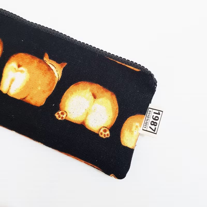 【柯基吐司】 餐具袋  環保 筆袋 刷具袋 聖誕