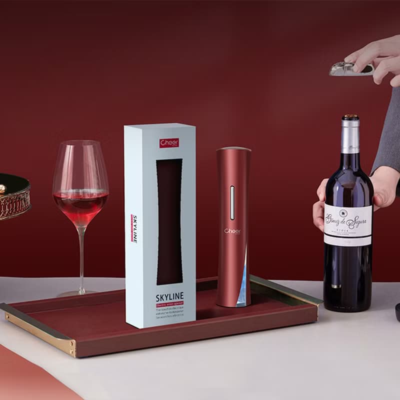 【免運-聖誕特惠】家用電動紅酒開瓶器全自動啟瓶器/cheer