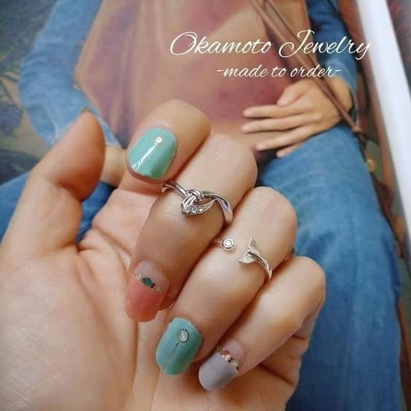 Fish Hook Ring(ピンキーリング可能)