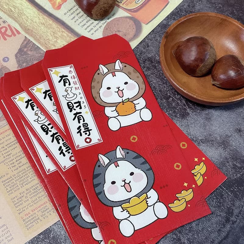 2025蛇年 柚子兔紅包袋 / 有蛇財有得
