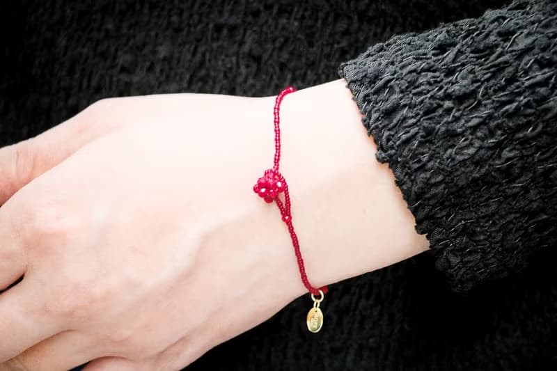 ROPEshop之【莓果戀】珊瑚紅水晶玻璃串珠手鍊。