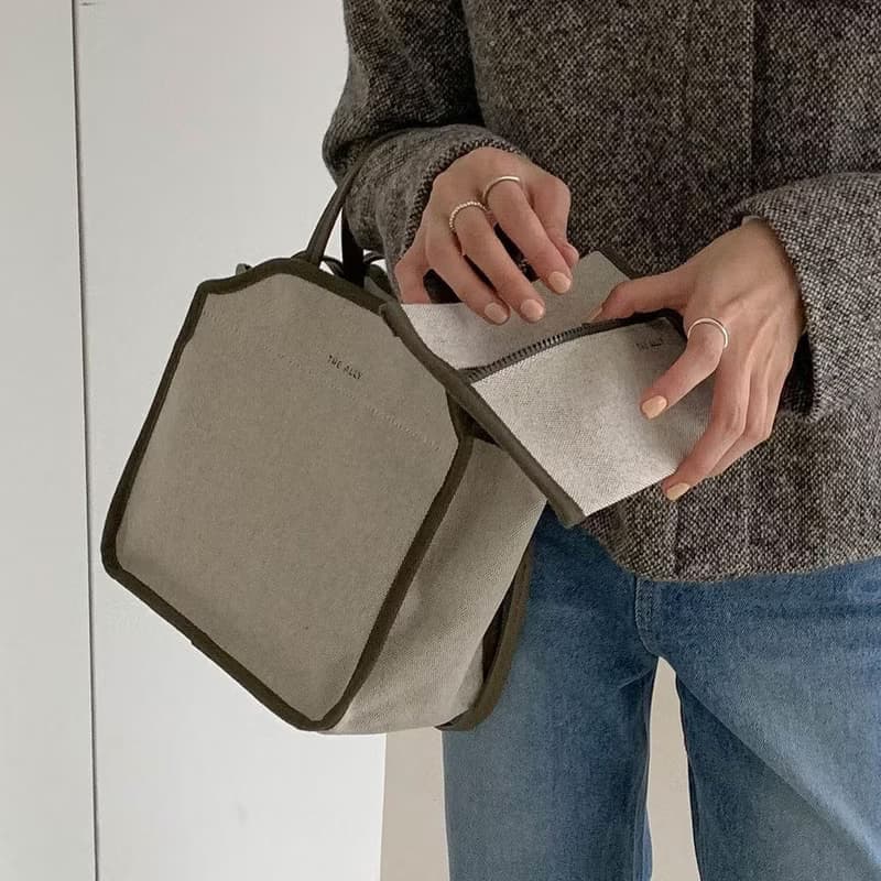韓國 The Ally | DANA BAG (附小袋)| 中 | 綠色