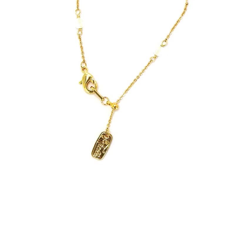 淨化 x 白水晶 4月 誕生石  黃銅 18K金 【小宇宙盛事】手鍊