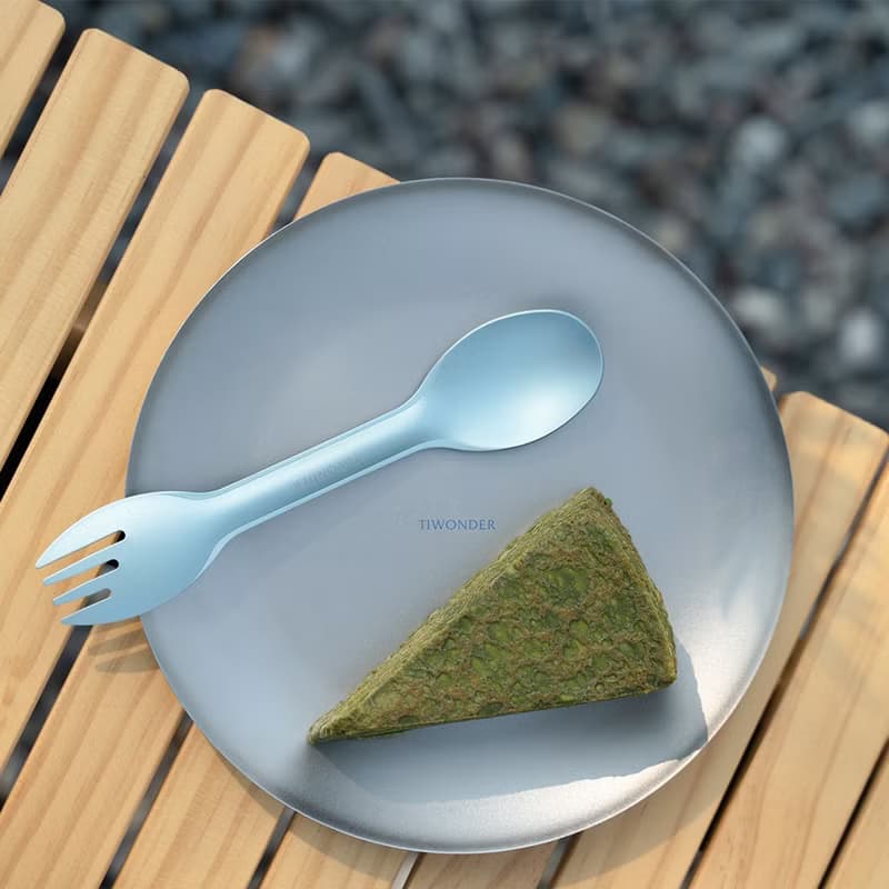 純鈦美食淺圓盤