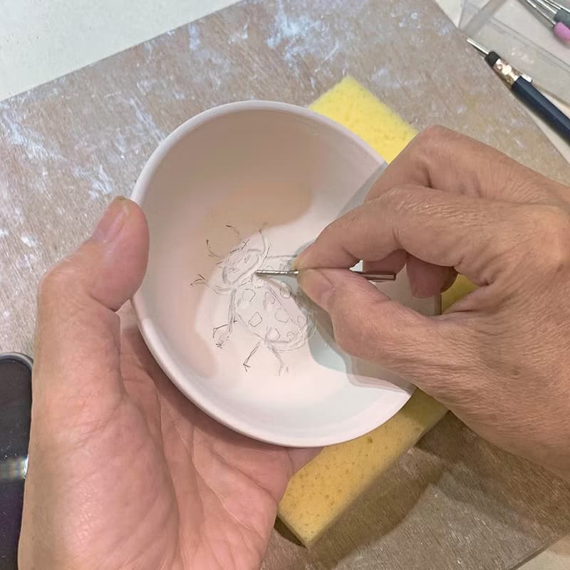 【體驗】青瓷陶瓷器皿刻畫壓體驗-門市限定