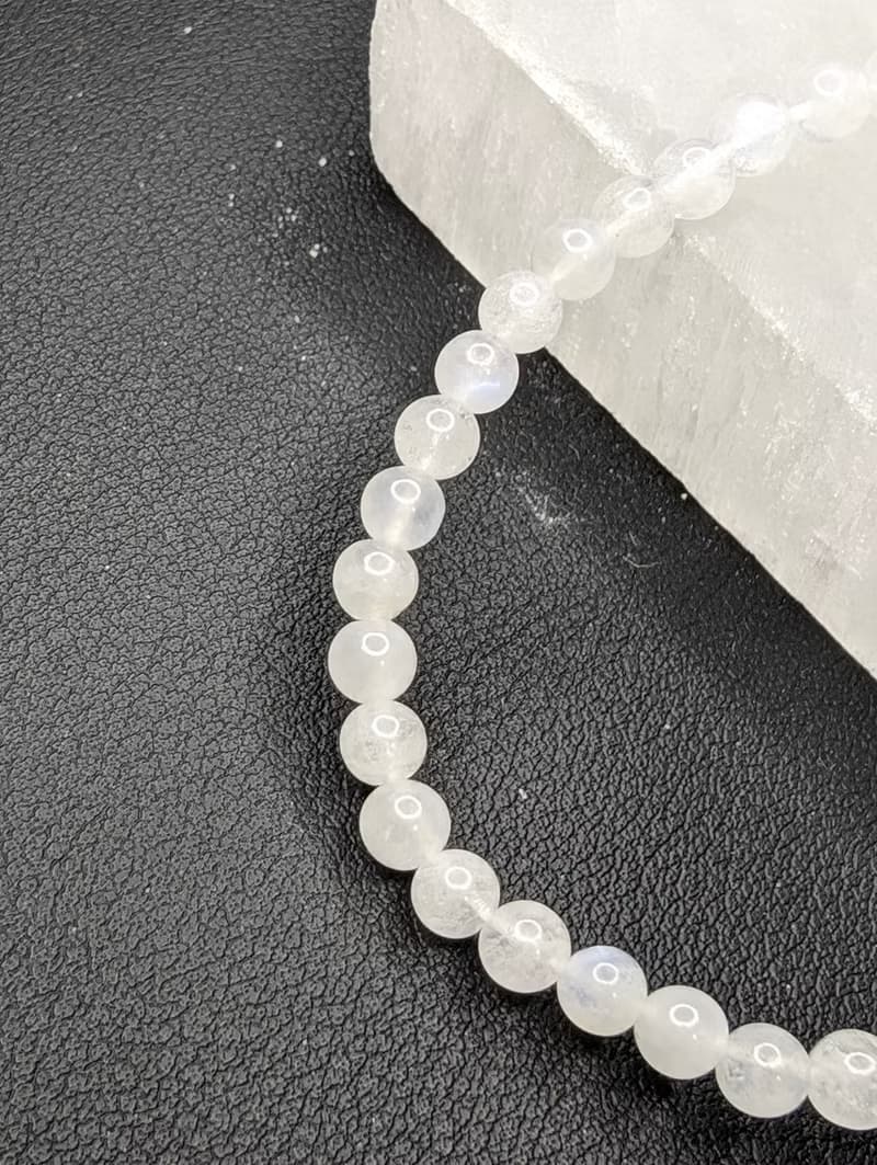 【訂製品】藍月光石 Moonstone 手串 手鍊 天然水晶 5-12mm 水晶
