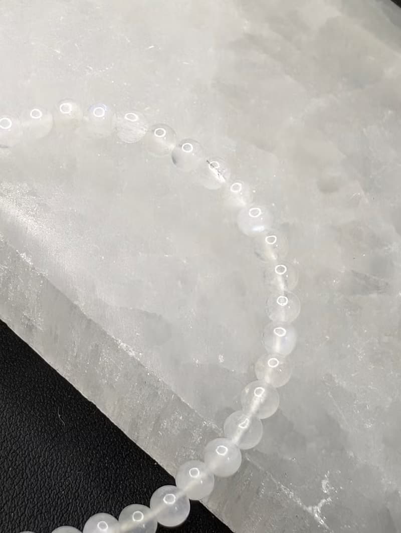 【訂製品】藍月光石 Moonstone 手串 手鍊 天然水晶 5-12mm 水晶