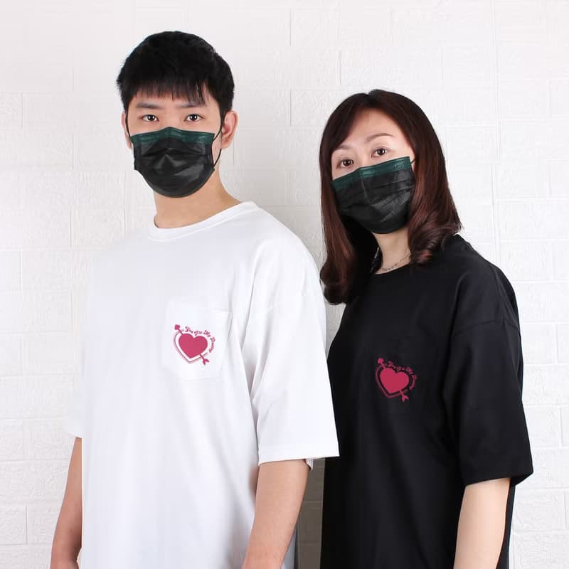 【情侶系列】你是我命中注定愛心款 落肩短T/男上衣/女上衣/情侶T
