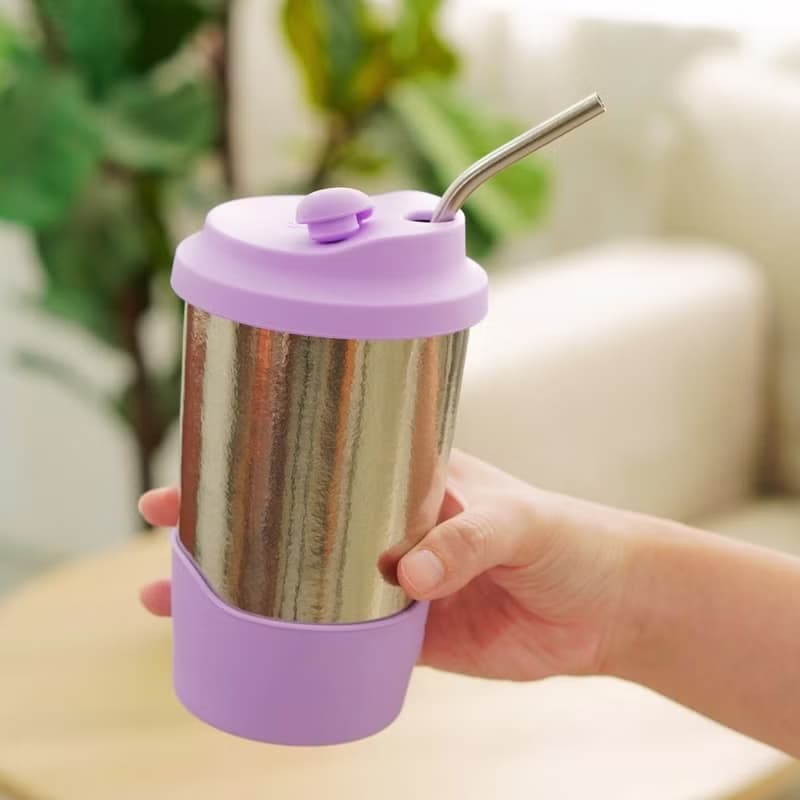 純鈦雙層真空 保溫保冰蛋形杯 480ml /純鈦杯子/馬克杯/咖啡杯