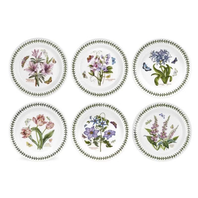 Botanic Garden 經典植物園系列-25cm餐盤(6入套組/10吋)