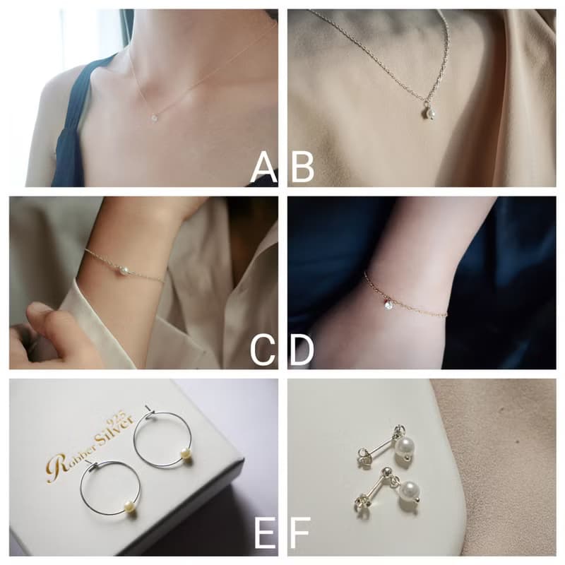 【 浮游花&飾品聯名禮盒 - 優雅香水瓶 】簡約 純銀項鍊 小夜燈