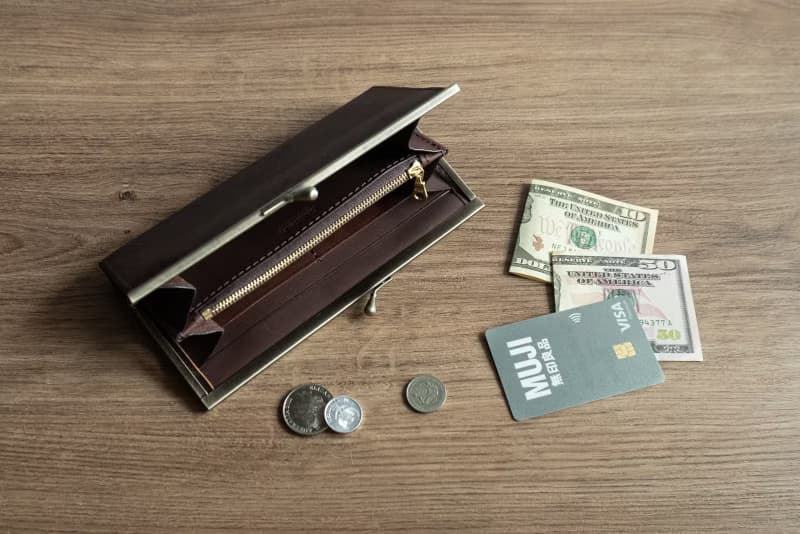 茶褐咖  水滴口金長夾 丨耐髒 防潑水 手作牛皮錢包丨禮物紀念