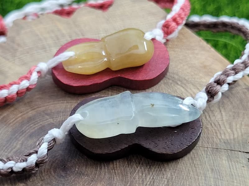 【親翠】天然翡翠  水母衝浪手環腳環兩用 結婚禮物/情侶/夫妻