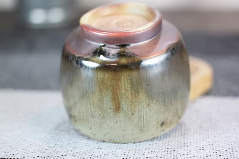 【送禮好物】110ml 天目釉 柴燒茶杯 鶯歌名家葉敏祥手工作品