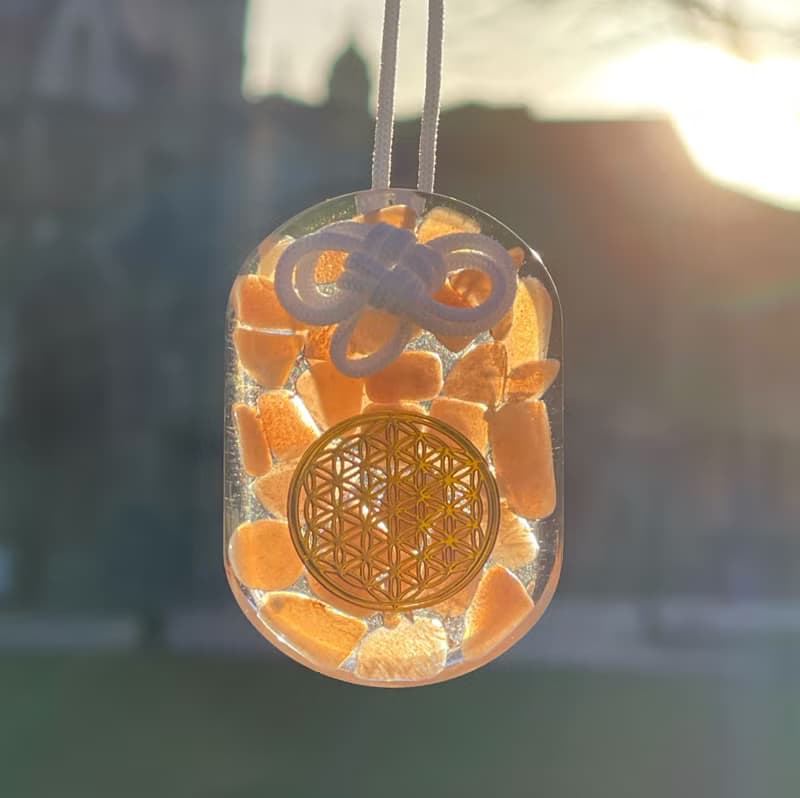 【水晶御守】太陽石。生命之花