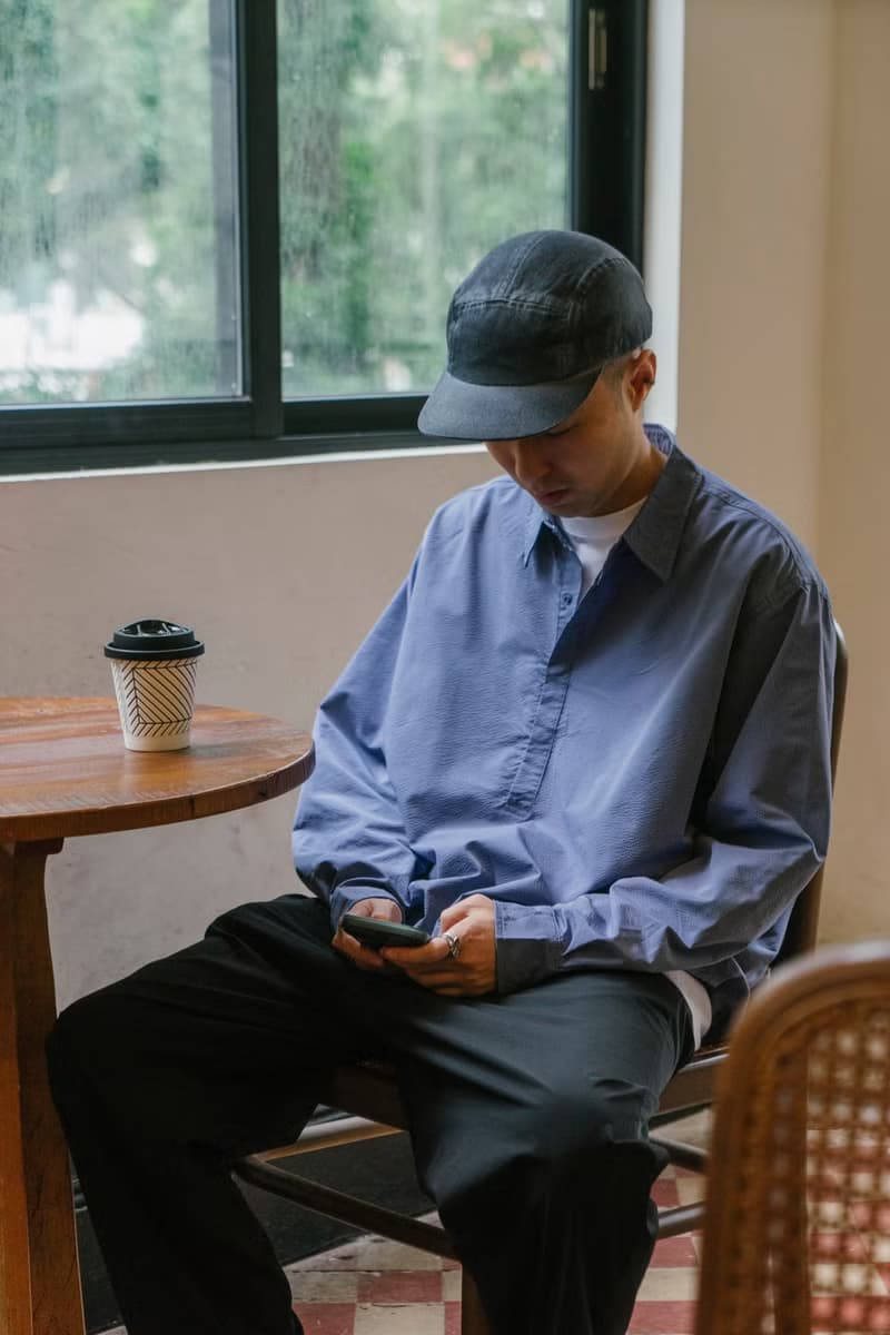 SHIRT 春季色彩泡泡紗質感襯衫 寬鬆套頭舒適休閒條紋輕薄長袖衫