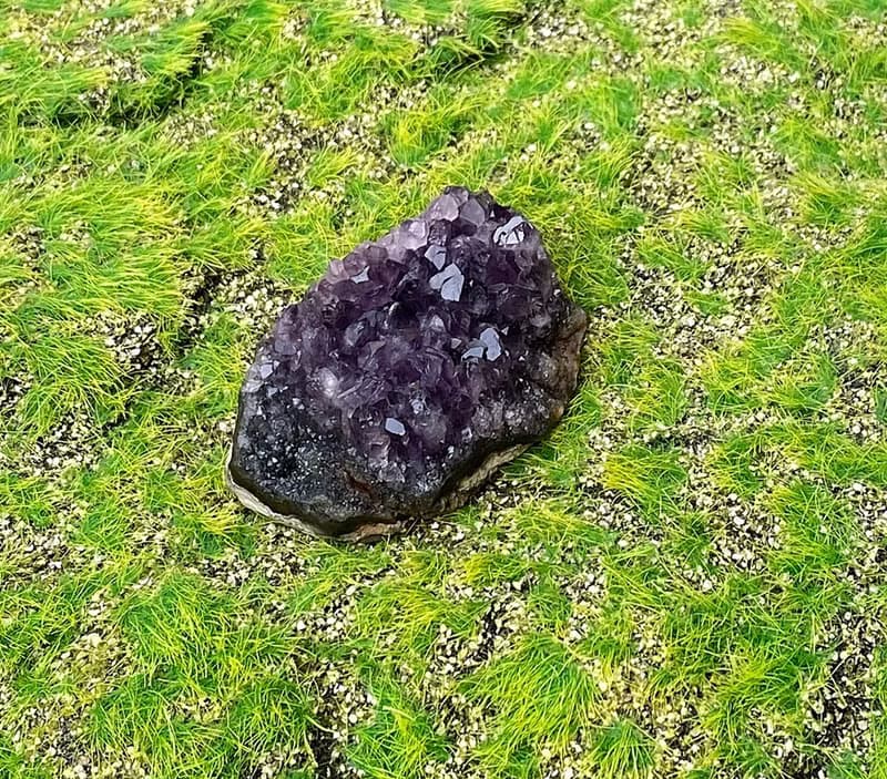 招財開運-天然原皮原礦紫晶簇 紫水晶 消磁淨化 快速出貨