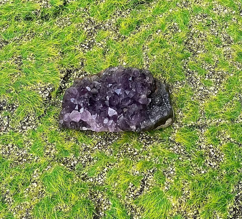 招財開運-天然原皮原礦紫晶簇 紫水晶 消磁淨化 快速出貨