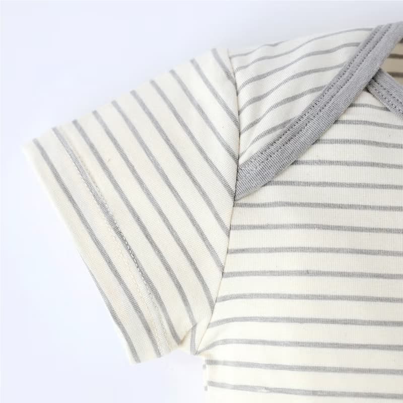 【SISSO有機棉】布列塔尼夏日涼感短褲兔裝(灰) S M L