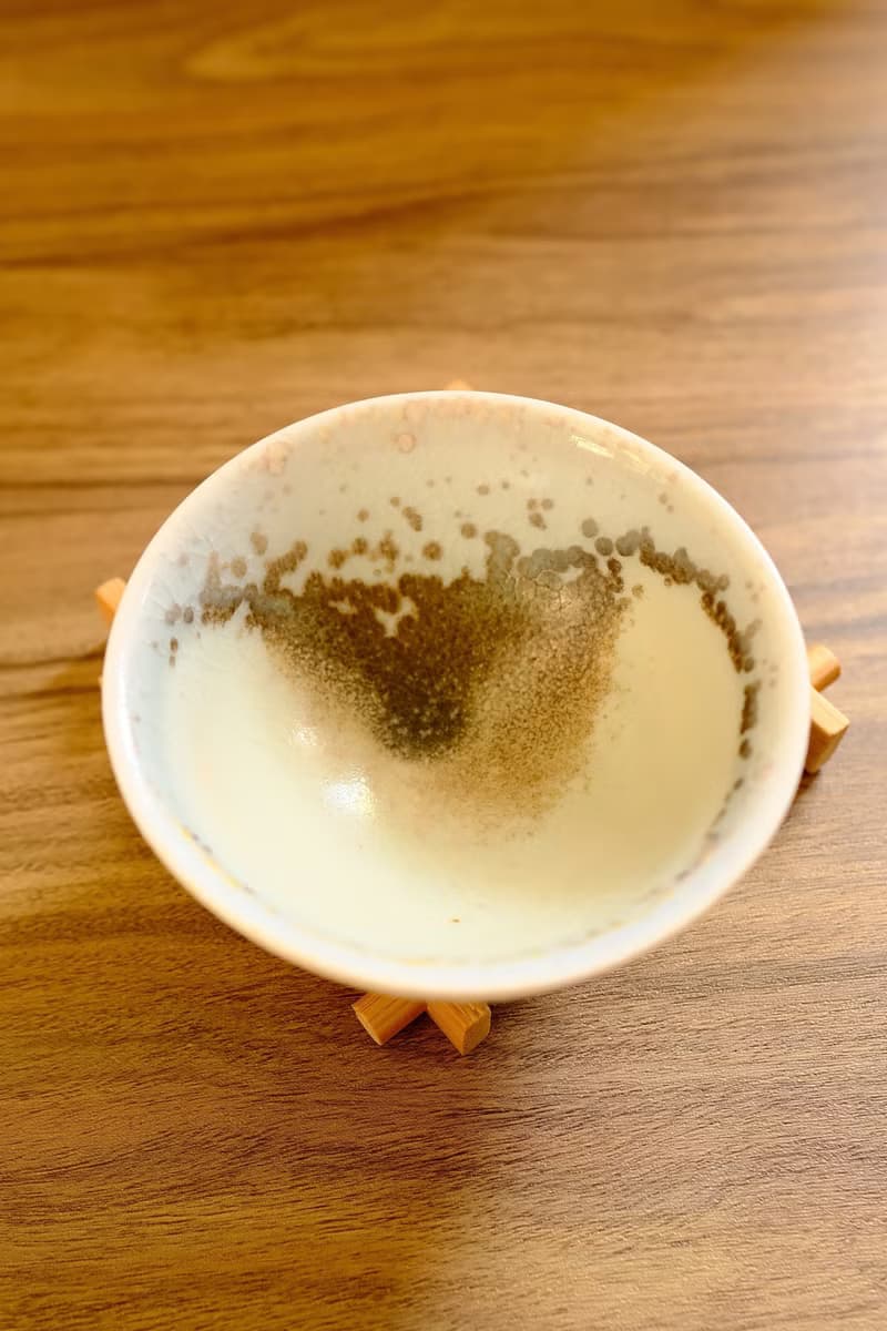 柴燒茶杯 - 落灰志野結晶茶杯
