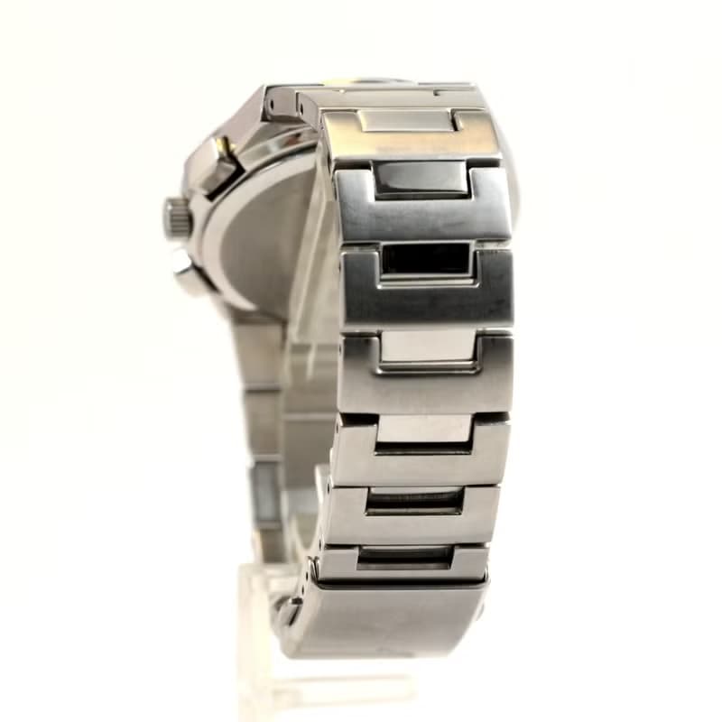 アニエスベー agnes b. 男性用腕時計 QUARTZ クロノグラフ 黒文字盤 38mm径 Ref.7T94-0AX0 手錶 古董錶