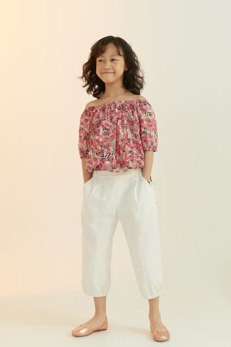 甜果子泡泡袖上衣(粉)