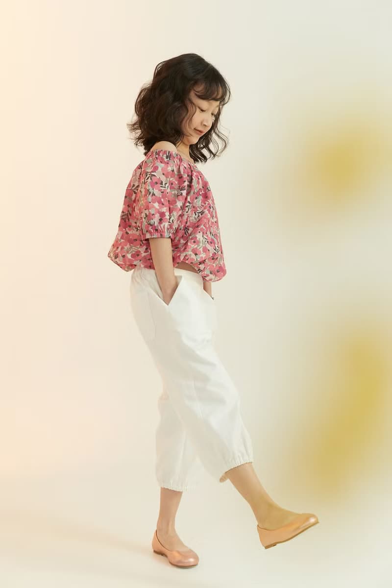 甜果子泡泡袖上衣(粉)