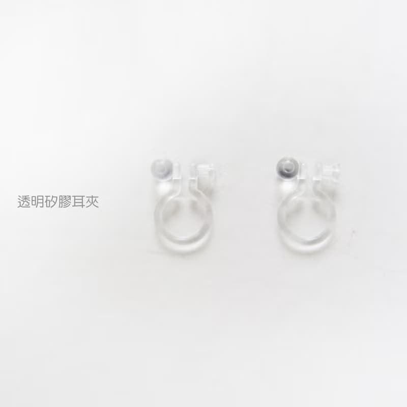 925純銀 圓珠 不規則形巴洛克 淡水珍珠 耳環 耳夾 一對