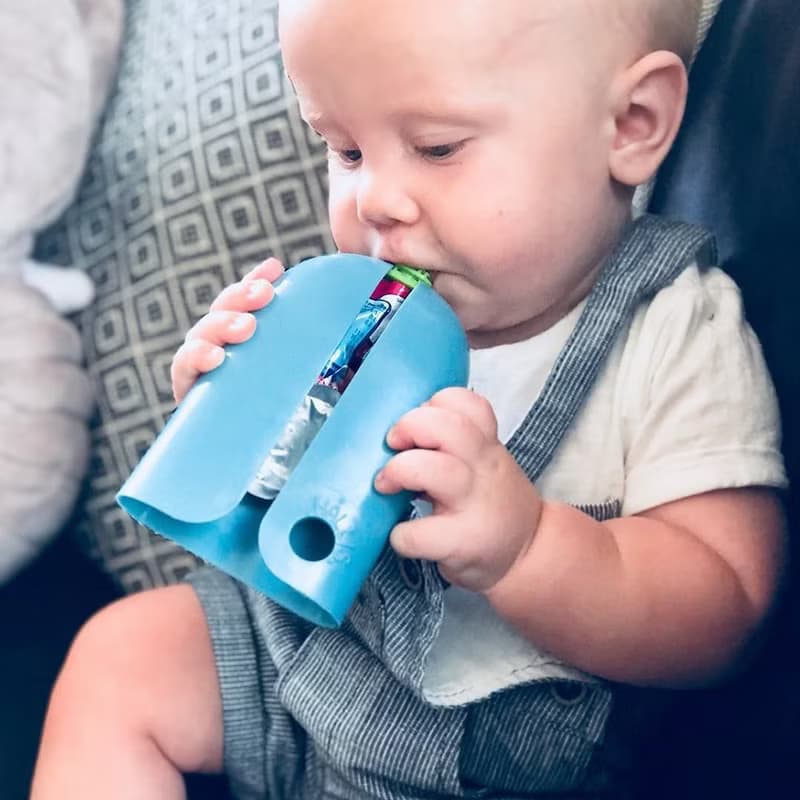 有機果泥防擠套【3色】-瑞典HÅLLIS賀莉施